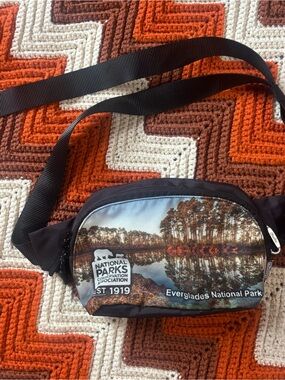 Everglades National Park Black Scenic Waist Bag